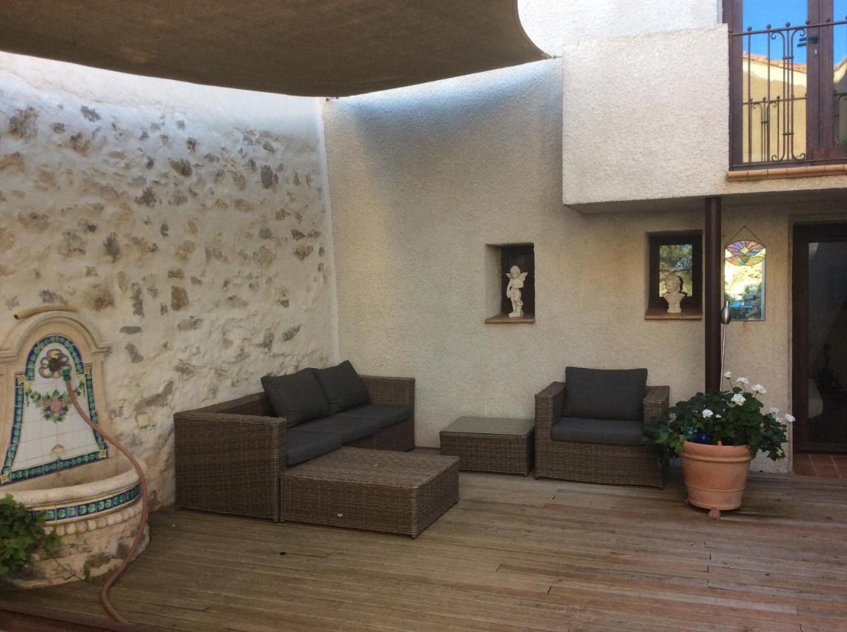 Вилла Domaine Castelsec Roquefort-des-Corbieres Экстерьер фото